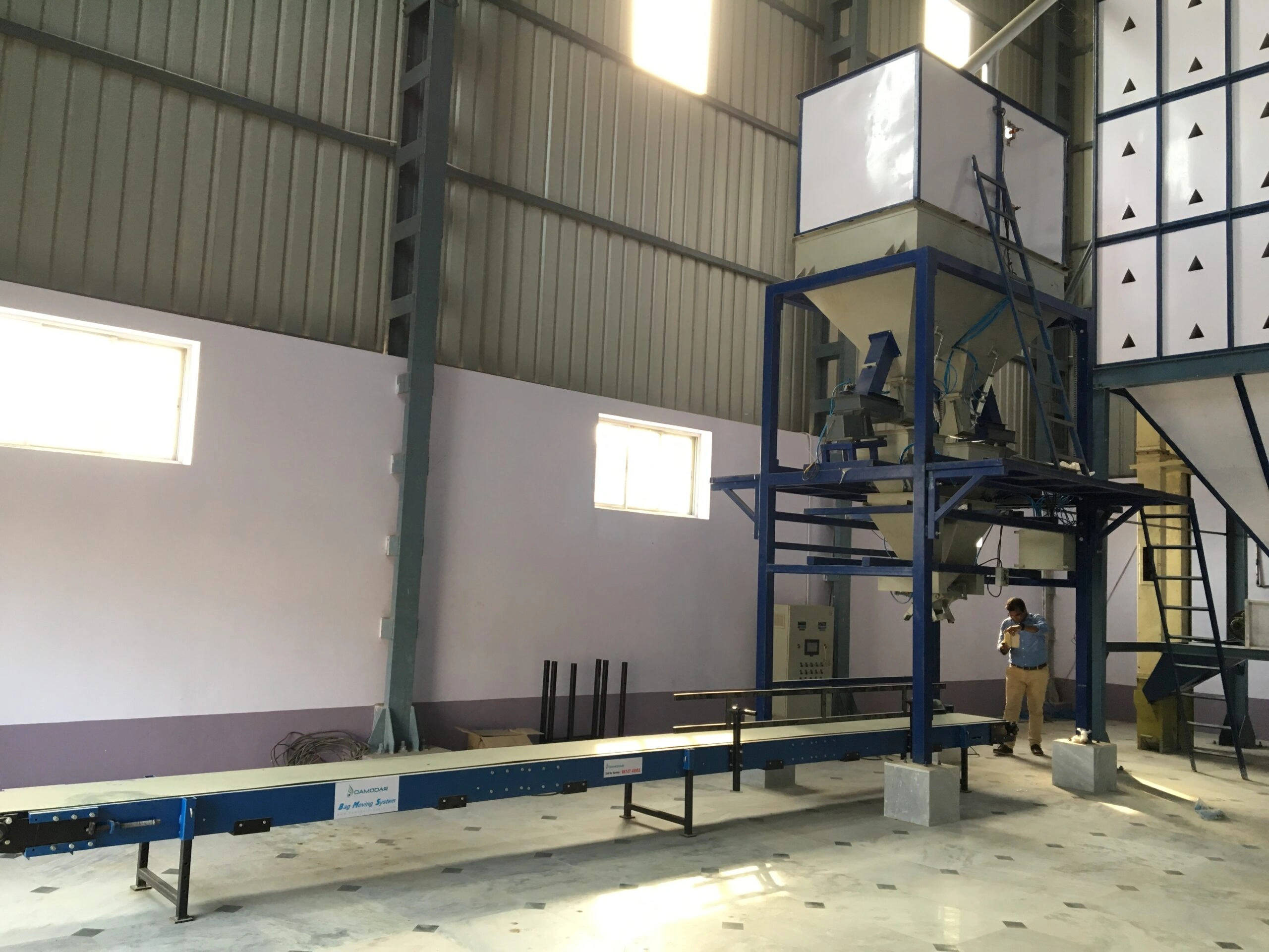 Bagging system at mill